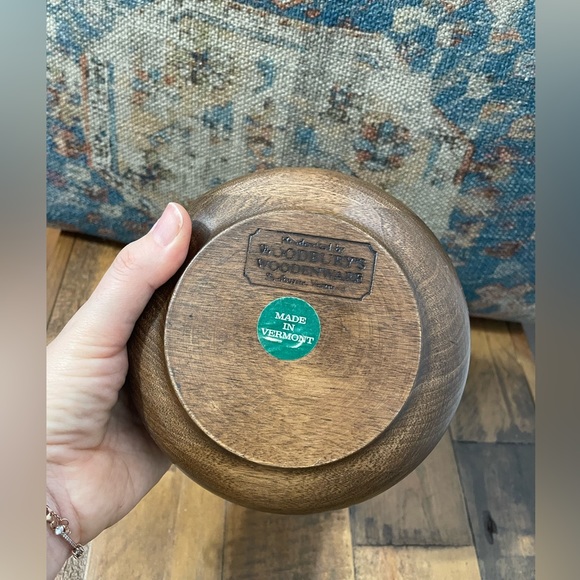Woodbury's Wood Hand
Turned 6" Small Bowl with the top Made in Vermont - Picture 6 of 6